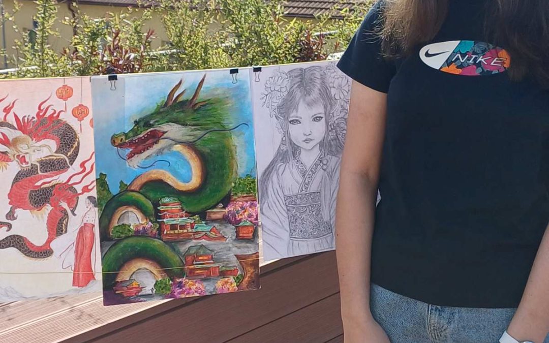 Елена Рајачић освојила 1. мјесто на ликовном конкурсу