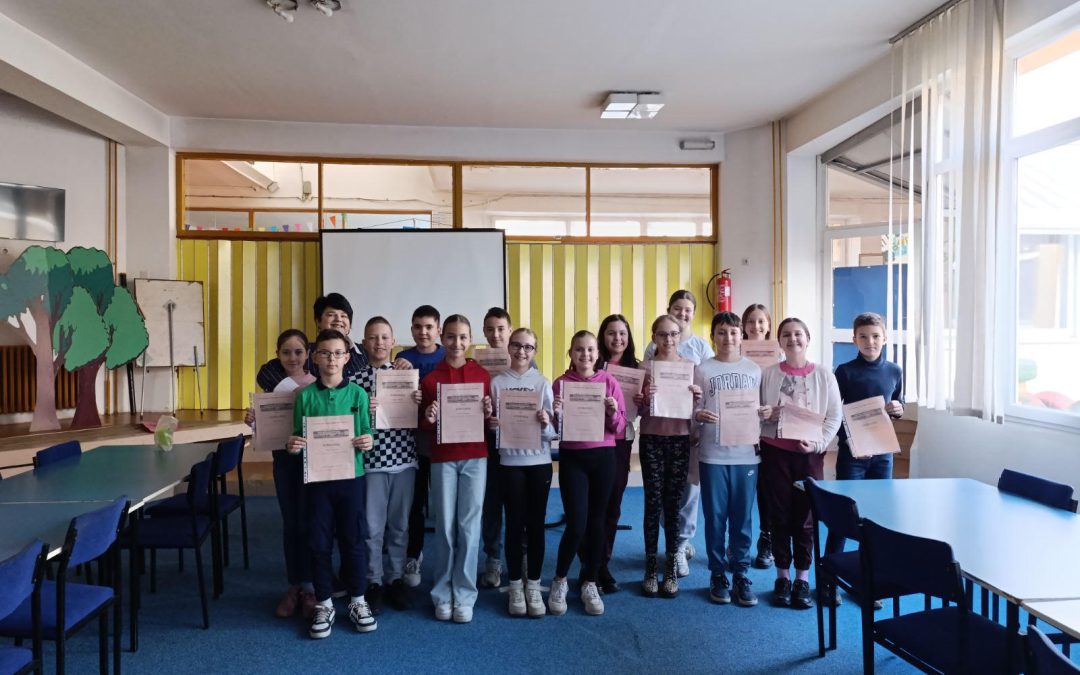 Одржано Међуодјељењско такмичење ученика петог разреда