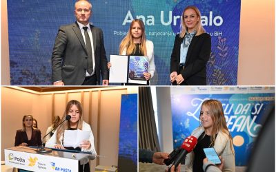 Ана Урукало написала најљепше писмо на 54. Међународном такмичењу у писању писама за младе